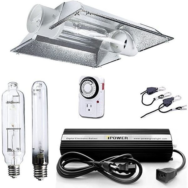 Ipower Grow Light Set includes 600 watt digital electronic ballast + FREE Hanger Set GLSETX600DHMCT6XL